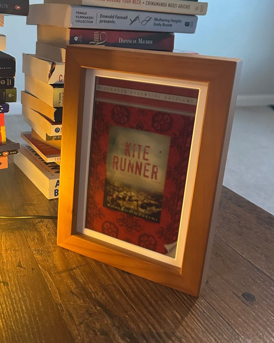 frame showing the kite runner